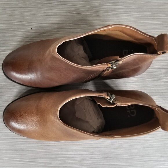 BP Lance Block Heel Bootie, Brown Leather, Womens Size 7.5 M - Picture 10 of 12